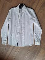 Heren overhemd wit maat 48, Ophalen of Verzenden, Zo goed als nieuw, Wit, Halswijdte 39/40 (M)