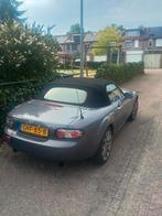 Mazda MX-5 1.8 NC 2006 - Grijs, Auto's, Euro 2, Achterwielaandrijving, Zwart, 4 cilinders