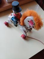 Vintage Houten Speelgoed Paard met Ruiter, Ophalen of Verzenden, Gebruikt