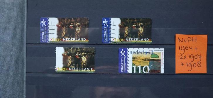 Nederland NVPH 1904, 1907, 1908 Gestempeld, losse zegels., Postzegels en Munten, Postzegels | Nederland, Gestempeld, Na 1940, Ophalen of Verzenden