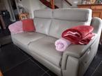 Leren bankstel 3 en 2 zits met relax z.g.a.n., Ophalen, Zo goed als nieuw, 75 tot 100 cm, Leer
