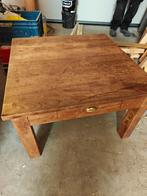 Gebruikte salontafel met lade - 80x80 cm, Ophalen, Gebruikt, 50 tot 100 cm, Vierkant