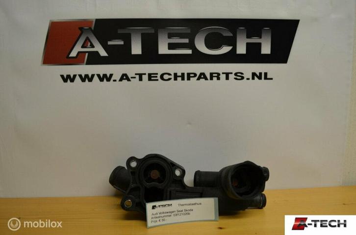 Thermostaathuis  Audi A1 8X 1.2 TFSI Ambition 03f121026b, Auto-onderdelen, Motor en Toebehoren, Audi, Gebruikt, Ophalen of Verzenden