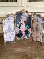 Brocante drieluik handgemaakt niet oud, Ophalen of Verzenden