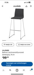 Ikea Lillanas barkruk 76cm, Huis en Inrichting, Barkrukken, Ophalen, Met voetsteun, 60 tot 90 cm, Nieuw