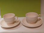 2 Wedgwood Edme Kop en schotels, Ophalen of Verzenden, Zo goed als nieuw, Wedgwood, Kop(pen) en/of Schotel(s)