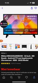 Nikkei Smart Tv met muurbeugel, 50 Hz, Zo goed als nieuw, 100 cm of meer, Ophalen