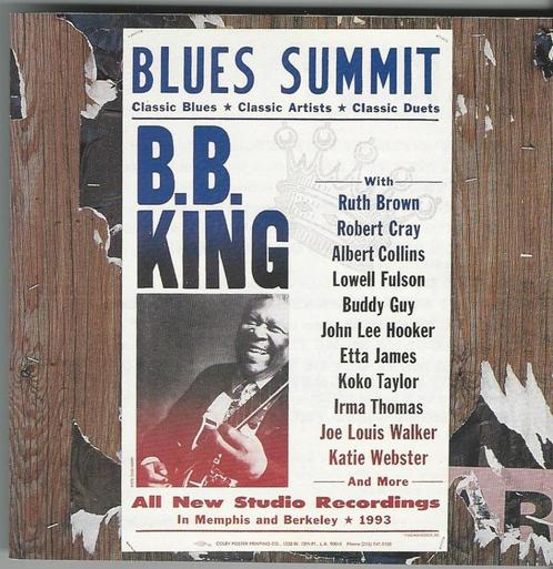 B.B. King – Blues Summit = 3,99, Cd's en Dvd's, Cd's | Jazz en Blues, Zo goed als nieuw, Blues, 1980 tot heden, Ophalen of Verzenden