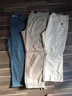 Broek katoen en Jeans mt 50/52, dames, Kleding | Dames, Ophalen of Verzenden, Zo goed als nieuw, Blauw, Broek of Spijkerbroek