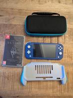 Nintendo Switch Lite + Skyrim + grip + opbergtas, Spelcomputers en Games, Ophalen of Verzenden, Zo goed als nieuw
