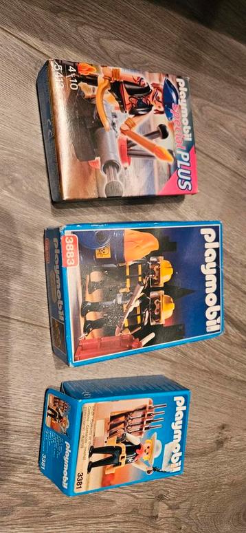 Playmobil Sets 5413, 3883, 3381 - Compleet in Doos beschikbaar voor biedingen