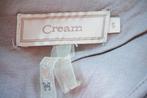 CREAM Geweldige Crème/Beige Jurk met Glinsterend Kant S 36, Beige, Cream, Ophalen of Verzenden, Zo goed als nieuw