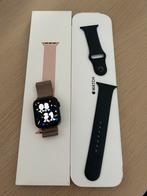 Apple Watch Series 5, 44mm met goud Milanees bandje, ZGAN, Ophalen, Apple Watch ⌚️, Zwart, IOS