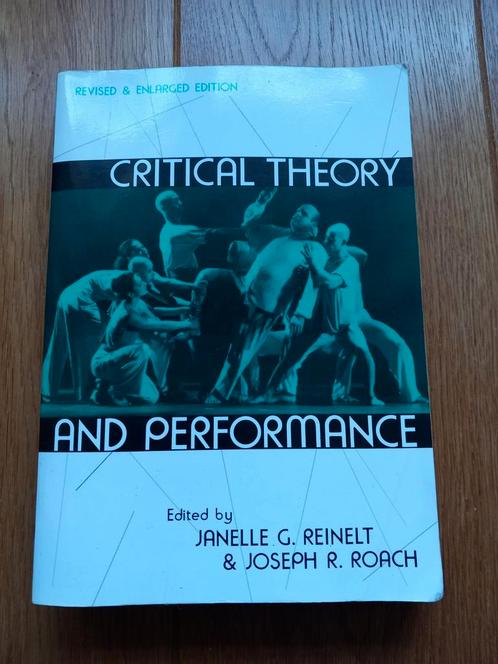 Critical Theory and Performance, Boeken, Wetenschap, Gelezen, Ophalen of Verzenden