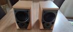 Mission M70 boekenplank speakers, Gebruikt, 60 tot 120 watt, Front, Rear of Stereo speakers, Ophalen