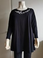 138 .. zgan zwarte tuniek van Yoek maat 46 - 48, Yoek, Ophalen of Verzenden, Zo goed als nieuw, Blouse of Tuniek