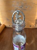 Antieke Zilveren Flessenstop - Niet Gepoetst, Antiek en Kunst, Antiek | Glas en Kristal, Ophalen of Verzenden