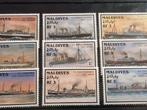 Schepen, Malediven 1997, Postzegels en Munten, Postzegels | Azië, Ophalen of Verzenden, Zuid-Azië, Postfris