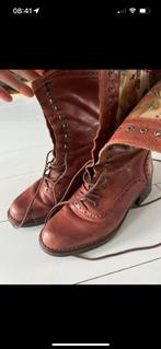 Spaanse boots, leren laarzen Merk Pikolinos , maat 36, Ophalen of Verzenden, Bruin, Zo goed als nieuw