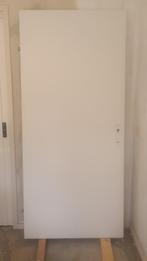 Opdekdeur 93 x 210 cm, linksdraaiend, Ophalen, Gebruikt, 80 tot 100 cm, Binnendeur
