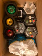 Vintage Discolampen Set, Ophalen of Verzenden, Gebruikt, Licht, Kleur