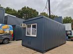 Kantoorunit / bouwkeet / schaftkeet / woonunit 6x3m, Kunststof, Ophalen of Verzenden, Zo goed als nieuw, Raamkozijn