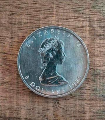 Maple Leaf 1989 - 1 oz beschikbaar voor biedingen