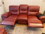 Lerenbankstel 3+2 zits in zgst., Huis en Inrichting, Banken | Bankstellen, 250 tot 300 cm, Minder dan 75 cm, Leer, Zo goed als nieuw