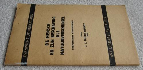 T Chabot De Mensch en zijn Beschaving als Natuurverschijnsel, Antiek en Kunst, Antiek | Boeken en Bijbels, Ophalen of Verzenden