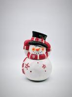 Sneeuwpop Voorraadpot - Kerstdecoratie, Diversen, Kerst, Ophalen of Verzenden, Zo goed als nieuw