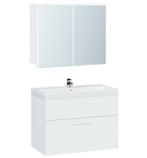 VOORRAAD Compleet badkamermeubel Dream Wit / Zwart NIEUW, Ophalen of Verzenden, Nieuw