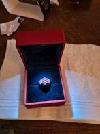 Silver  ring 9.25 robijn of saffier stenen 3.07gr, Sieraden, Tassen en Uiterlijk, Ringen, Ophalen of Verzenden, Zilver, Zilver