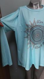 mooie nieuwe wijde blouse/sweater xxxl lichtblauw, Kleding | Dames, Ophalen of Verzenden, Nieuw, Blauw, Blouse of Tuniek