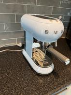 Smeg Espressomachine - Pastelblauw, Witgoed en Apparatuur, Ophalen, Afneembaar waterreservoir, Gebruikt, Espresso apparaat