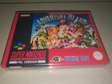 Super Adventure Island SNES Game Case beschikbaar voor biedingen