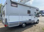 Dethleffs Globetrotter 6 Pers Met stapelbed &XXL gar, Startonderbreker, Luifel, Ringverwarming, Treinzit