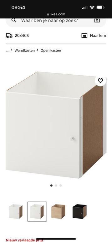 IKEA Kallax lade kastjes en deurkastje