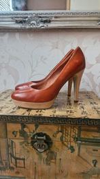 Laura leren pumps, Pumps, Bruin, Ophalen of Verzenden, Zo goed als nieuw