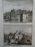 gravure kasteel Mussenburg Nijmegen, graveur Spilman, 1744, Verzenden