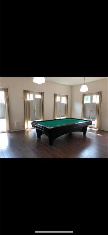 Sam K-Steel 9ft pooltafel beschikbaar voor biedingen