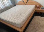Tweepersoonsbed 160 en kledingkast en ladekast, Ophalen, Tweepersoons, Hout, 160 cm