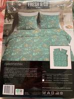 Fresh & Co Dekbedovertrek Blooming Greens 240x220, Huis en Inrichting, Slaapkamer | Beddengoed, Overige maten, Dekbedovertrek