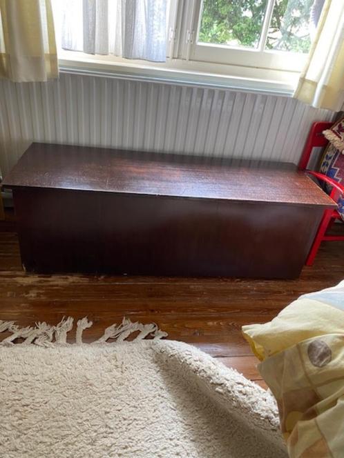 Houten opbergkist / speelgoedkist, Huis en Inrichting, Woonaccessoires | Kisten, Gebruikt, Minder dan 50 cm, Minder dan 50 cm