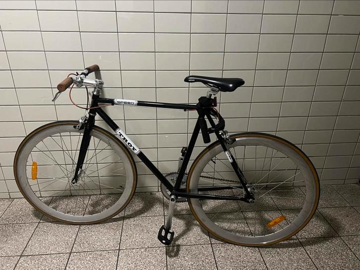 Troy Racefiets / Fixie – Lichtgewicht, Fietsen en Brommers, Fietsen | Heren | Sportfietsen en Toerfietsen, Gebruikt, Overige merken
