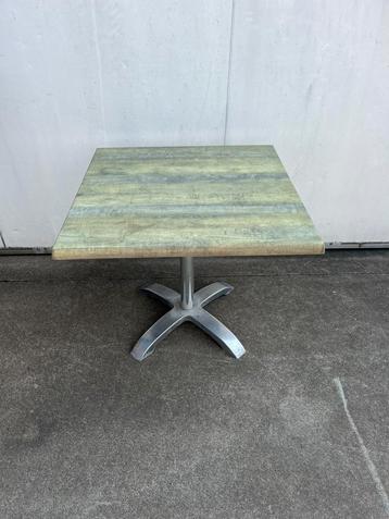 10 stuks horeca restaurant Terras tafels werzalit 70x70 cm beschikbaar voor biedingen