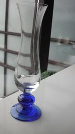Heldere Vaas met blauwe voet, Ophalen of Verzenden