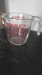Vintage maatbeker glas Pyrex USA, Gebruikt, Ophalen of Verzenden