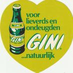 Sticker Gini bitter Lemon, Verzamelen, Verzenden, Zo goed als nieuw, Merk