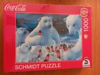 Schmidt puzzel Coca Cola IJsberen 1000 stukjes NIEUW, Ophalen of Verzenden, 500 t/m 1500 stukjes, Nieuw, Legpuzzel