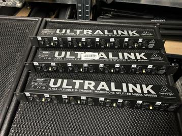 Te koop behringer Ultralink microfoon splitters beschikbaar voor biedingen